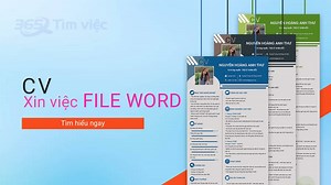 Download Mẫu CV Tiếng Anh Đẹp File Word Cho Bạn Tải Miễn Phí