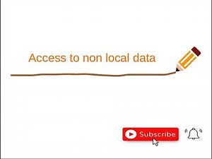 Access to non local data │Compiler Design│Malayalam Tutorial