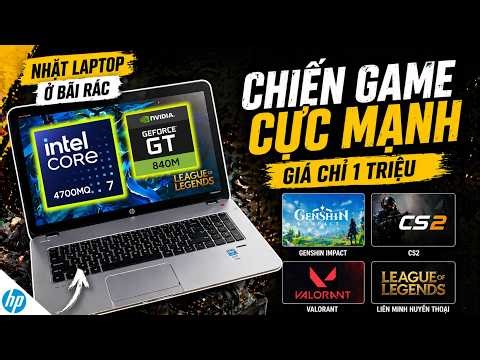 Tôi Nhặt Laptop Bãi Rác Và Biến Nó Thành Máy Gaming!