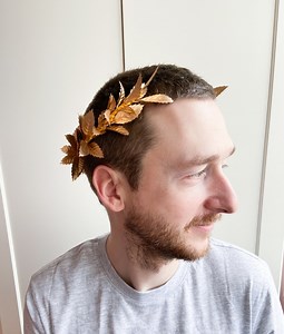 Grecian Laurel Crown, Gold Greek Goddess Crown - Etsy