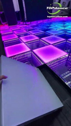 TOP DANCE LED Dance Floor: Your Brand Under Every Step 👟✨ #DigitalSignage #TOPDANCE #LEDDanceFloor