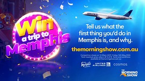 1.8K views · 20 reactions | WIN A TRIP TO MEMPHIS!  Memphis Travel The Morning Show is giving one lucky viewer and a friend the chance to win a trip to Memphis – the home of blues, soul, and rock n’ roll ⭐ #TMS7 – Straight after Sunrise, weekdays on Channel 7 and 7plus | The Morning Show | Facebook