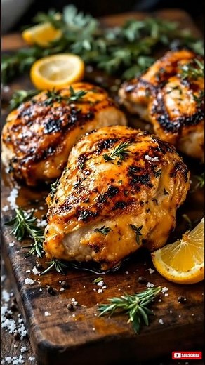 Herb-Roasted Chicken Thigh 🍗🌿 | Crispy Skin & Juicy Dark Meat
