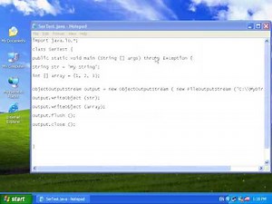 Урок №119. Java. Сериализация. ObjectOutputStream