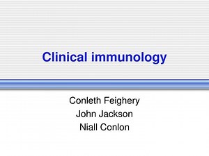 Clinical immunology - SlideServe