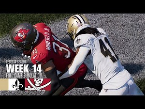 Saints vs. Buccaneers | 2025-26 Season Week 14 | Madden NFL 26 Simulation