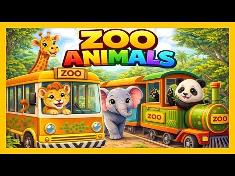 Zoo Animal Sounds for Toddlers 🦁 | Learn Zoo Animals' Names & Sounds | 10ShadesLearning