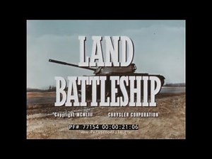 1952 DEMONSTRATION OF PROTOTYPE PATTON 48 TANK 77154