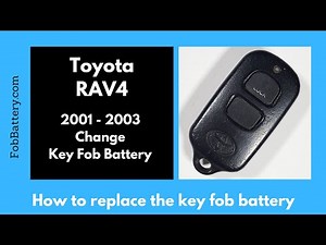 Toyota RAV4 Key Fob Battery Replacement (2001 - 2003)