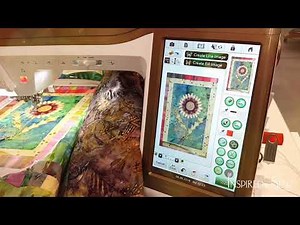 Machine Quilting on Baby Lock Destiny II using the IQ Designer