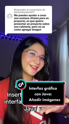 Respuesta a @dannysilvadavila17 INTERFACES GRÁFICAS EN JAVA🚀☕️: Aprende a insertar imágenes con el uso de Labels. Explicación paso a paso ☝🏻. #Java #Programming #Programar #Programacion #Tech #Dev #student #learntok #ingenieria #informatica #ingenieriaensistemas #fyp #creadoresdecontenido #ingeniero #aprendeentiktok #mujeresqueinspiran #fypage #clases #tutorial #interfacesgraficas #interfacedesign #labels