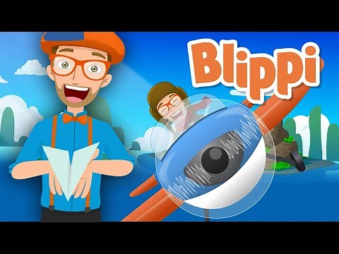 Blippi | Airplane Song | Nursery Rhymes for Kids | Kids Songs | Educational Videos for Kids