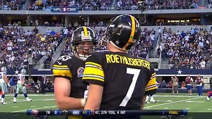Class: Keeping The Play Alive 101 Professor: Ben Roethlisberger Lesson 1: This The Pittsburgh Steelers TD. 👇 #DALvsPIT #fbf | NFL