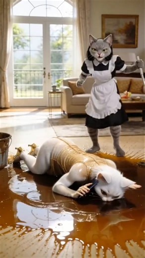 😸 Cute Meow Ai 😸 on Instagram: "🚨BREAKING MEWS: Scientists confirm—this kitten just broke the internet with 100% fluff and 0% chill! Smash that ❤️ if you agree, tag a friend who needs this dose of serotonin, and don’t forget to follow for more daily cuteness overload 🐾✨ In a quiet corner of the galaxy, aboard the interstellar vessel _Pawlaxy-9_, Commander Whiskertron was on a mission: to retrieve the last known stash of cosmic catnip 🌌🌿. With her crew of elite feline astronauts—Captain Meo