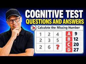 How to Pass COGNITIVE ASSESSMENT TEST - Questions & Answers with Solutions