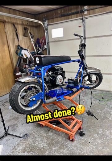 Ever get those basic builds that get out of hand 🫢 #doodlebug #minibike #pretty #fyp #clean