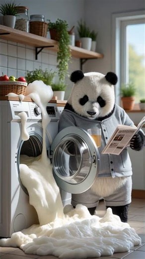 Washing Machine Tsunami: Where's My Tea?! ☕ #angrypandadad