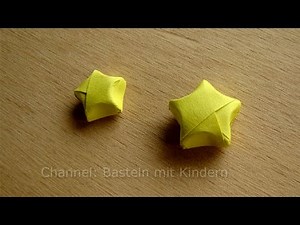 3D Sterne basteln - Bastelideen Weihnachten - Weihnachtssterne falten - DIY Origami Stern