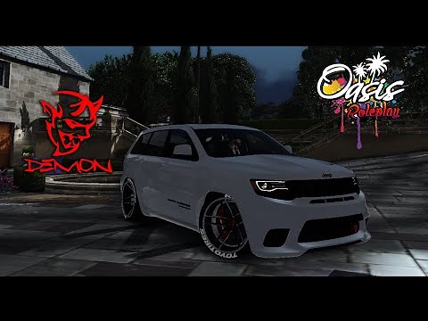 || Jeep Grand Cherokee Demon hawk || Oasis RolePlay || FiveM ||