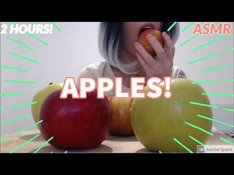 ASMR Eating Apples! Relaxing Sounds | No Talking | Joy Chew 音フェチ