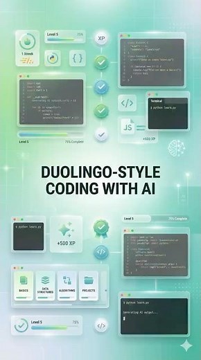 Gamified AI App That Teaches You To Code Like Duol