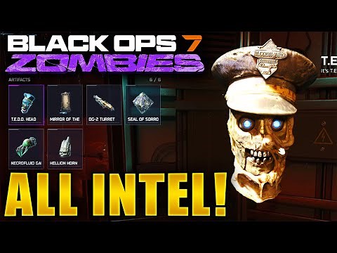 All 26 Intel Locations Guide on Ashes of the Damned in Black Ops 7 Zombies! Audio Logs/Artifact/Docs