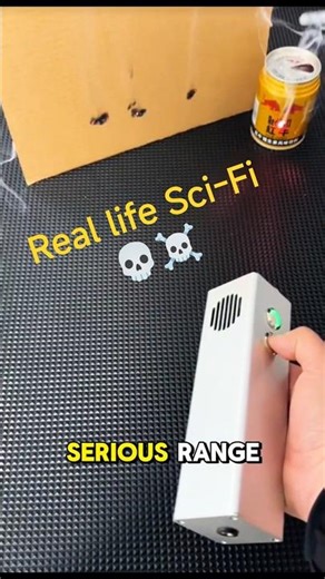 The 120W Portable Laser Cannon: Real-Life Sci-Fi? ⚡🦾​#LaserCannon #TechGadgets #HighPower