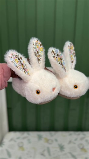 The cutest bunny slippers