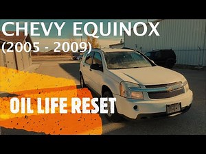 Chevrolet Equinox - How to RESET OIL LIFE (2005 - 2009)