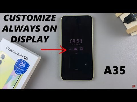 How To Customize Always On Display On Samsung Galaxy A35 5G