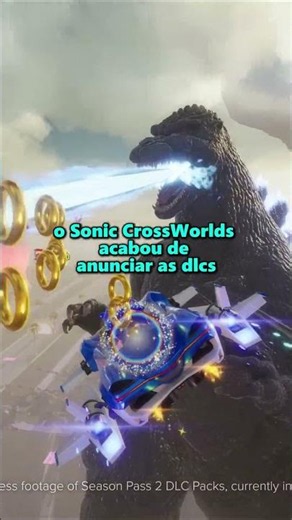 GODZILLA IN A SONIC GAME IN SONIC RACING CROSSWORLDS, DUDE!