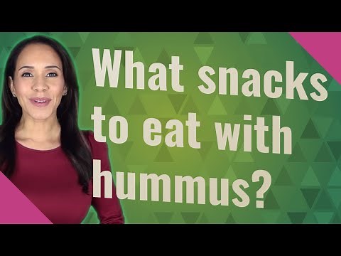 What snacks to eat with hummus?
