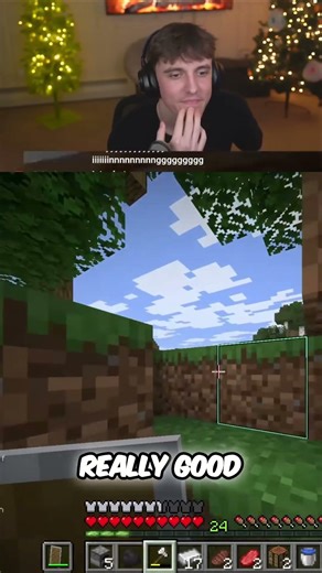 DrDonut: Minecraft Player Masters Tree Farming #shorts