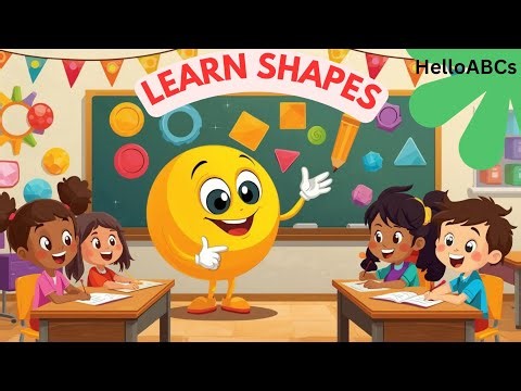 Easy Shapes For Toddlers | Preschool Learning Video ‪@HelloABCs‬ #learnshapesforkids #shapesname