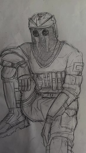 ngl I had to change proportions a lot #koenigcod #königcod #fyp #art #anatomy