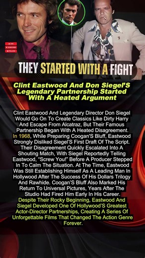 Clint Eastwood’s Explosive First Meeting With Don Siegel Changed Hollywood Forever #shortvideo