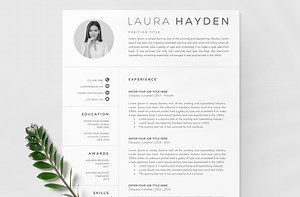 Resume Template / CV, a Resume Template by TheResumeCoach