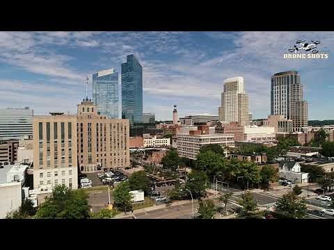 Downtown White Plains by Drone - White Plains NY - Drone Footage - Aerial Drone Shots