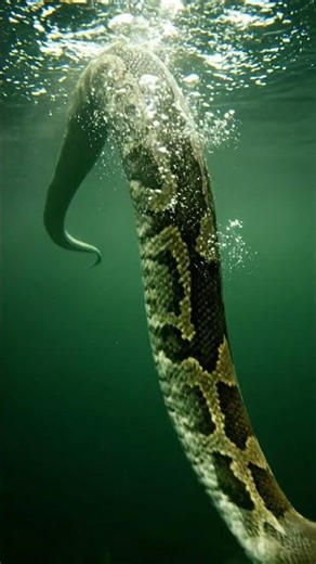 Predator's Secret: Python's Silent Kill! #wildlifeentertainment
