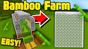 Easy Automatic Bamboo Farm – Minecraft 1.21+ (Java & Bedrock Tutorial)