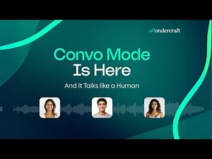 How to Use Convo Mode on Wondercraft: Create Natural, Fluid AI Conversations
