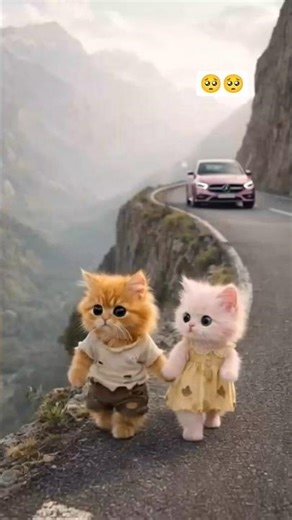 Separated by fate, reunited by determination. 🛣️ He lost #ShortFilm #CatLife #SadStory #HeroicCat