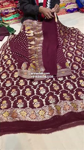 #banarasi #indianhandlooms #banarasisaree #purehandlooms #indianattire #georgette