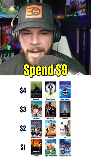 The 3-0 Take on Instagram: "Spend $9: Baseball Movies!"