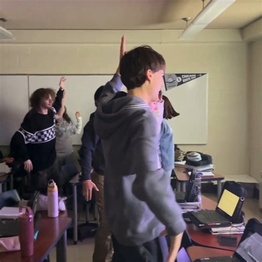 Algebra II/Trig had a dance party to practice learning the end behaviors of polynomials! 🕺 | Pontiac Township High School
