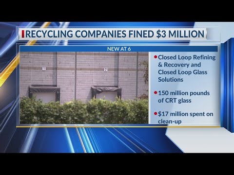Recycling companies fined $3 million