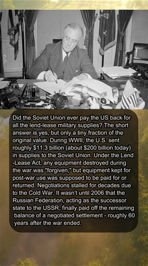 ❓ Did Stalin "Ghost" The U.S. On The Billion-Dollar Lend-Lease Bill? #WWIIHistory #WWII #ColdWar #MilitaryHistory #USUSSR #MilitarySupplies #fblifestyle | Gist of History