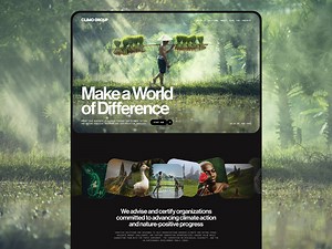 Corporate Website Design for Global Sustainability Consultancy