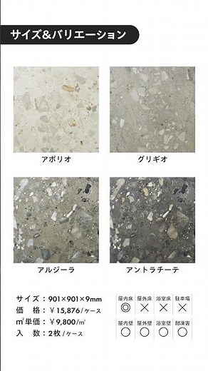 これがタイル！？最新デザインタイル【サッシトーリ】