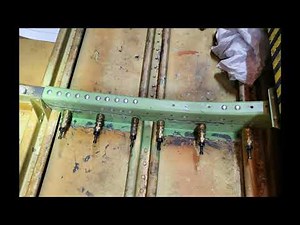 Frame repair at an airplane